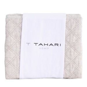 🎉LAST PIECE 🎉 TAHARI HOME 2pk Double Diamond Mel Linen Blend Shams